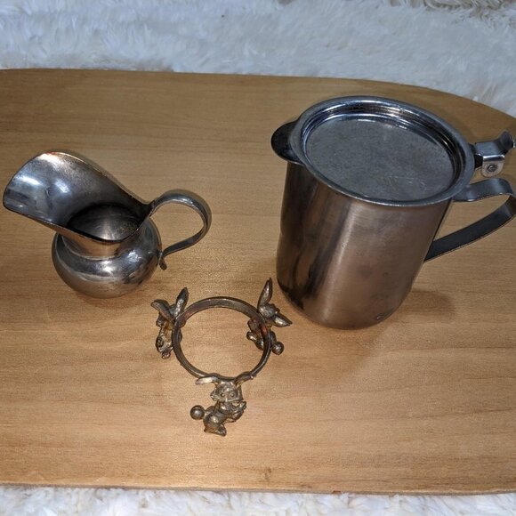 Silver Metal Serveware Vintage Decor - Picture 12 of 12